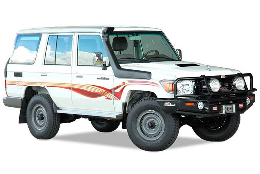 4X4 SNORKEL suitable for the Toyota 76, 78 & 79 Series Wide Front Landcruiser 03/2007 to 2023 4.0L Petrol 1GR-FE (International)