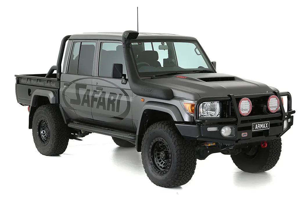 SAFARI Products suitable for the Toyota 71, 73, 75, 76, 78 & 79 Series Wide Front Landcruiser